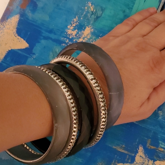 Set of 5 bangles - Picture 3 of 3